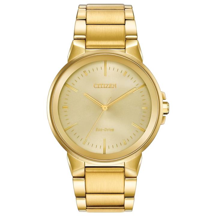 Citizen Eco-drive Men's Axiom Stainless Steel Watch - Bj6512-56p, Size: Large, Yellow