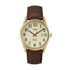 Timex Men's Easy Reader Leather Watch, Brown