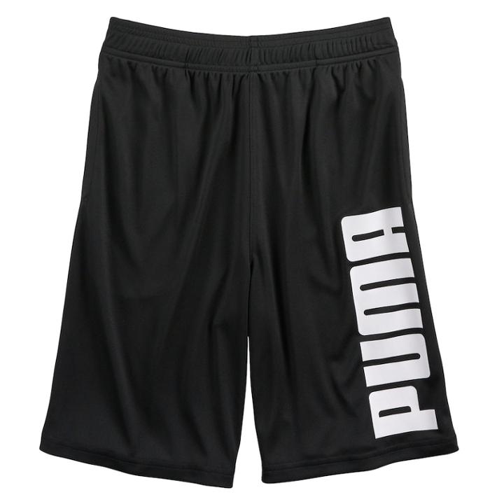 Boys 8-20 Puma Performance Shorts, Size: Xl, Black