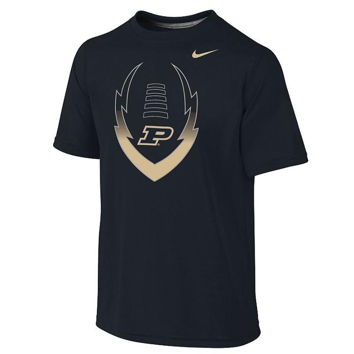 Boys 8-20 Nike Purdue Boilermakers Football Legend Icon Dri-fit Tee, Boy's, Size: S(8), Black