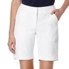 Women's Grand Slam Tech Comfort Stretch Bermuda Golf Shorts, Size: 14, White