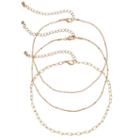Mudd&reg; Oval Link, Ball Chain & Snake Chain Choker Necklace Set, Girl's, Gold