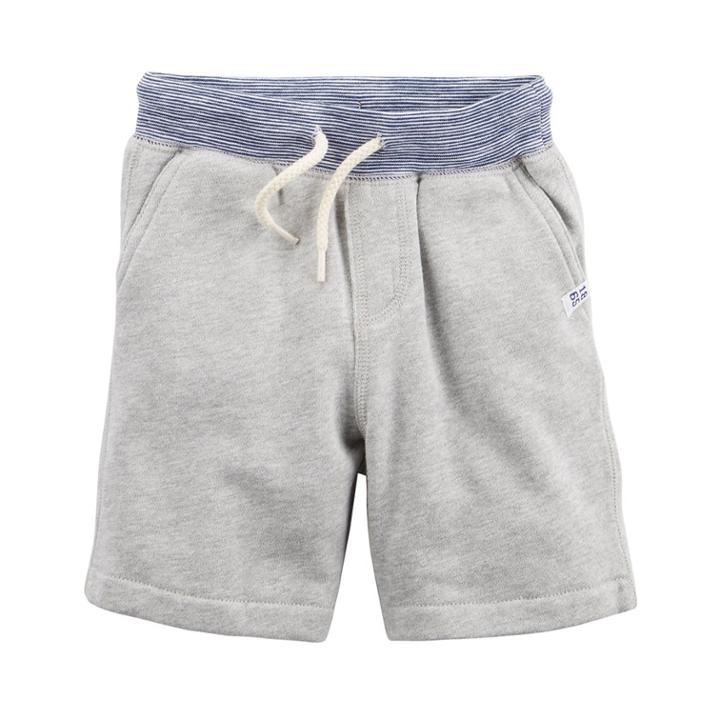 Boys 4-8 Carter's Knit Shorts, Size: 4/5, Light Grey
