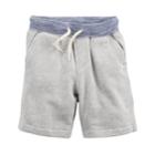 Boys 4-8 Carter's Knit Shorts, Size: 4/5, Light Grey