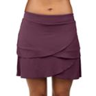 Women's Soybu Petal Yoga Skort, Size: Xl, Purple
