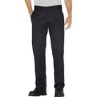 Men's Dickies Slim Straight Fit Twill Work Pants, Size: 38x30, Black