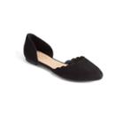 Lc Lauren Conrad Twinkle Women's D'orsay Flats, Size: 6, Black