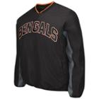 Men's Cincinnati Bengals Ripstop Pullover Jacket, Size: Small, Ovrfl Oth