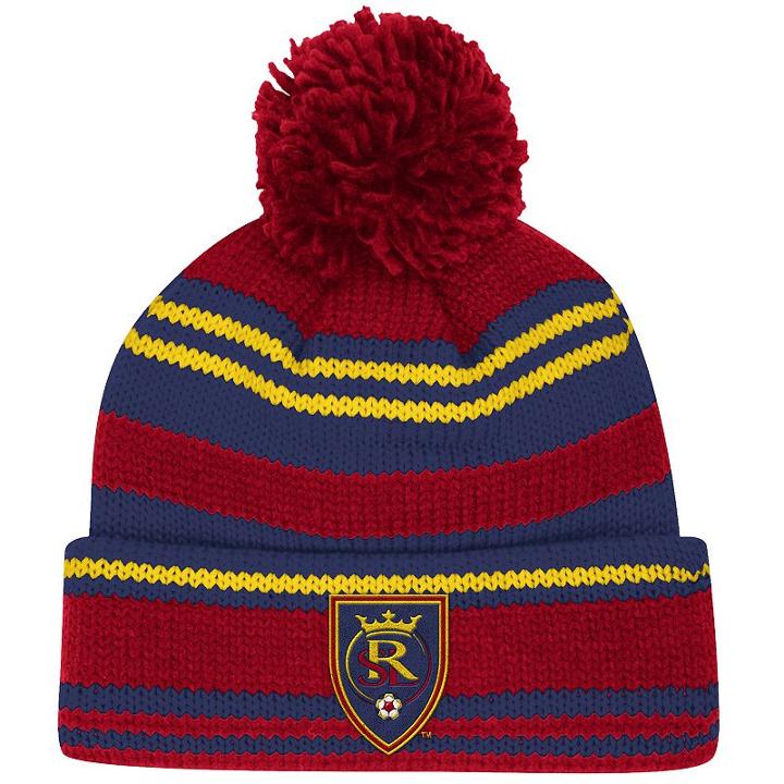 Adult Adidas Real Salt Lake Retro Cuffed Beanie, Red