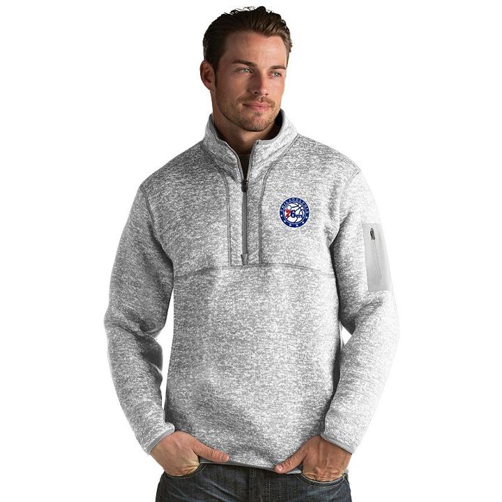 Men's Antigua Philadelphia 76ers Fortune Pullover, Size: 3xl, Grey Other