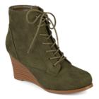 Journee Collection Magely Women's Ankle Boots, Size: Medium (6), Dark Green