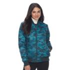 Women's Columbia Hawlings Hill Thermal Coil&reg; Quilted Bomber Jacket, Size: Small, Green Oth