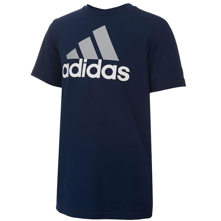 Boys 8-20 Adidas Replenish Climalite Tee, Boy's, Size: Large, Blue (navy)