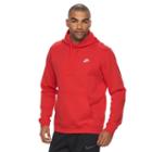 Men's Nike Club Fleece Pullover Hoodie, Size: Xl, Dark Pink