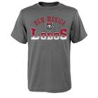 Boys 8-20 New Mexico Lobos Fade Tee, Boy's, Size: M(10-12), Grey (charcoal)