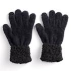 Women's Sonoma Goods For Life&trade; Micro Chenille Confetti Cuff Tech Gloves, Oxford