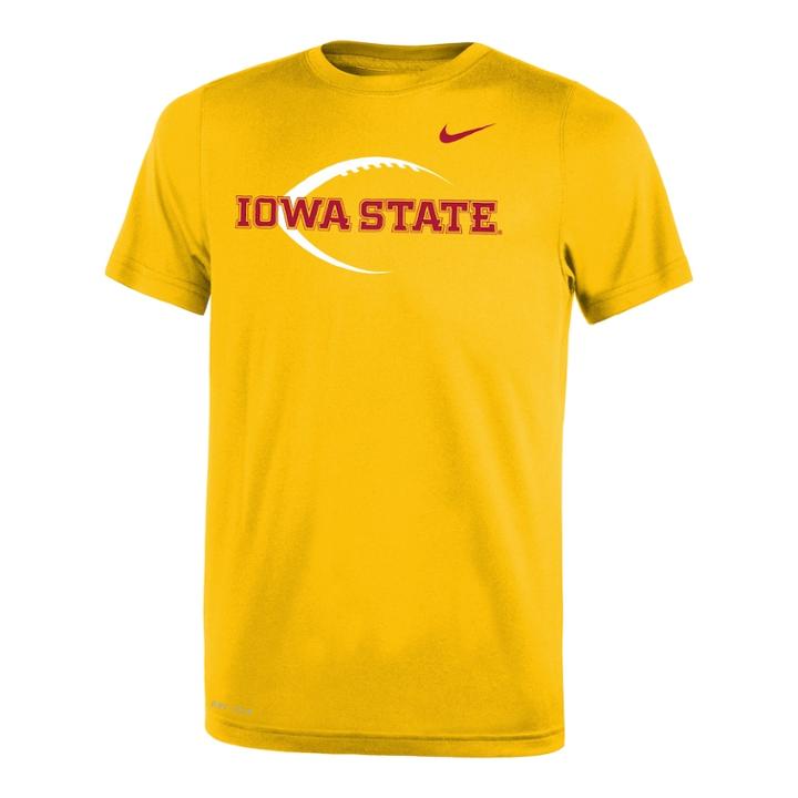 Boys 8-20 Nike Iowa State Cyclones Legend Icon Tee, Size: M 10-12, Gold