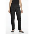 Women's Napa Valley Slimming Solution Straight-leg Dress Pants, Size: 16, Black