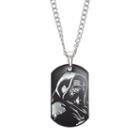 Star Wars: Episode Vii The Force Awakens Men's Stainless Steel Kylo Ren Dog Tag Necklace, Multicolor