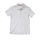 Girls 4-20 & Plus Size French Toast School Uniform Solid Polo, Girl's, Size: 18-20, Light Grey