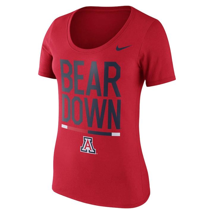 Women's Nike Arizona Wildcats Local Spirit Tee, Size: Small, Red