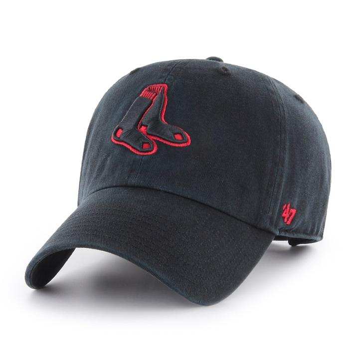 Adult '47 Brand Boston Red Sox Clean Up Hat, Men's, Black