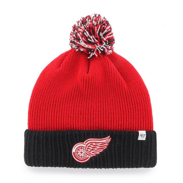 Youth '47 Brand Detroit Red Wings Dunston Knit Beanie, Men's, Multicolor