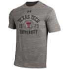 Men's Under Armour Texas Tech Red Raiders Heathered Tee, Size: Xl, Gray