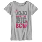 Girls 7-16 Jojo Siwa Big Bow Graphic Tee, Size: Small, Med Grey