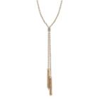 1928 Tassel Y Necklace, Women's, Size: 26, Yellow