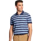 Men's Izod Advantage Sport Flex Classic-fit Striped Performance Polo, Size: Xxl, Med Blue