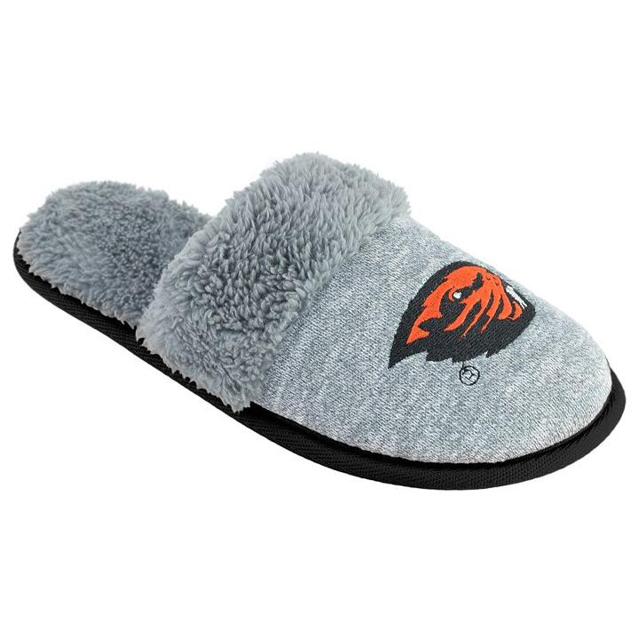 Women's Oregon State Beavers Sherpa-lined Clog Slippers, Size: Medium, Grey