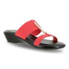 Tuscany By Easy Street Adda Women's Wedge Sandals, Size: Medium (7.5), Orange Oth