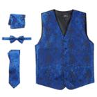 Men's Steven Land Paisley 4-pc. Vest Set, Size: Medium, Brt Blue