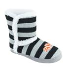 Women's Oklahoma State Cowboys Striped Boot Slippers, Size: Large, Team