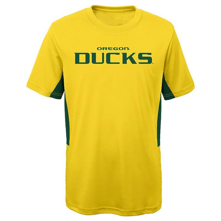 Boys 8-20 Oregon Ducks Mainframe Performance Tee, Size: L 14-16, Gold