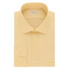 Men's Van Heusen Flex Collar Regular-fit Dress Shirt, Size: 17.5 36/37, Yellow Oth