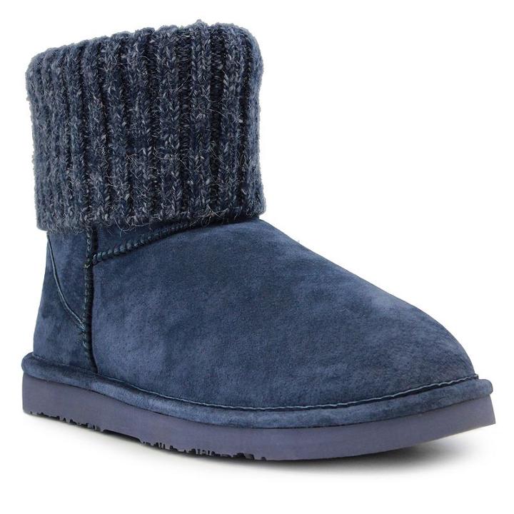 Lamo Empire Women's Water-resistant Boots, Girl's, Size: 9, Blue (navy)