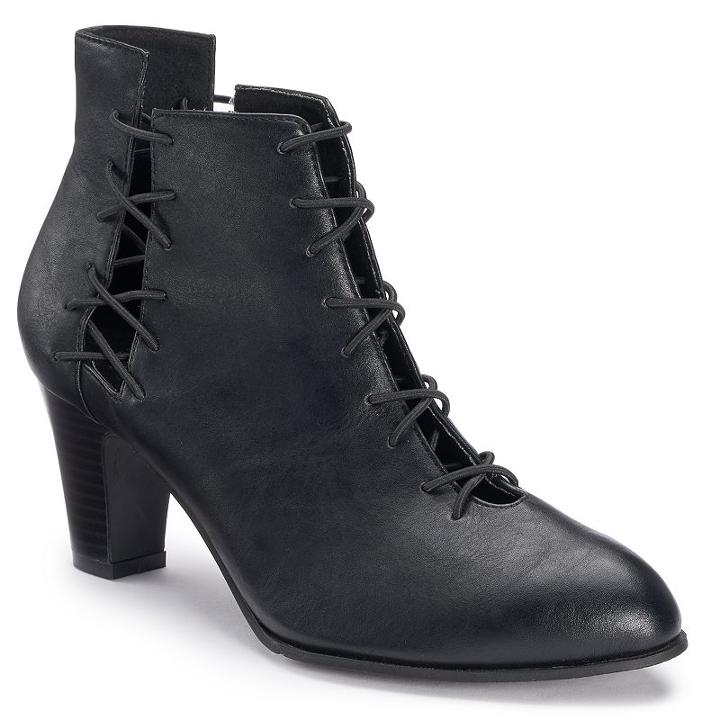 New York Transit Come & Go Women's Ankle Boots, Size: Medium (9.5), Black