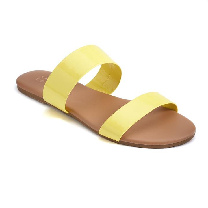 Lc Lauren Conrad Firefli Women's Sandals, Size: 6, Brt Yellow