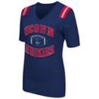 Women's Campus Heritage Uconn Huskies Distressed Artistic Tee, Size: Large, Blue (navy)