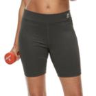 Women's Fila Sport&reg; Reflective Performance Shorts, Size: Medium, Light Grey