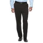 Big & Tall Van Heusen Traveler Premium Regular-fit Non-iron Stretch Dress Pants, Men's, Size: 42x36, Black