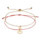 Lc Lauren Conrad Simulated Crystal Duck Charm Bolo & Slipknot Nickel Free Bracelet Set, Women's, Pink