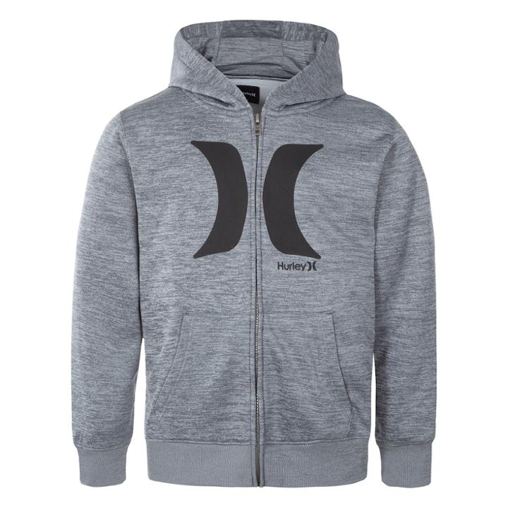 Boys 8-20 Hurley Logo Hoodie, Size: Large, Grey Other