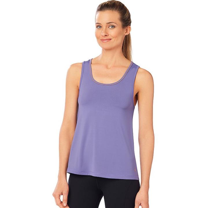 Women's Shape Active Essental Yoga Tank, Size: Large, Lt Purple