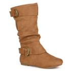 Journee Collection Shelley Women's Boots, Girl's, Size: 10 Wc, Brown