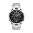 Casio Men's Stainless Steel World Time Analog & Digital Watch - Aw80d-1a2v, Grey