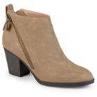 Journee Collection Bristl Women's Ankle Boots, Girl's, Size: Medium (7), Brown