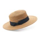 Women's Sonoma Goods For Life&trade; Woven Boater Hat With Grosgrain Band, White